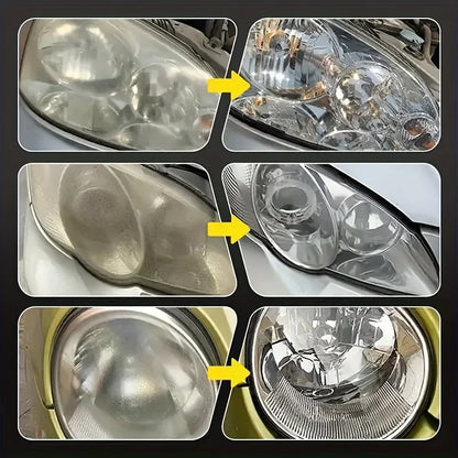 Car Headlight Restoration Polishing Kit - Scratch Remover & Oxidation