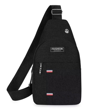 Chest Bag Men's One Shoulder Crossbody Bag Large Capacity Outdoor