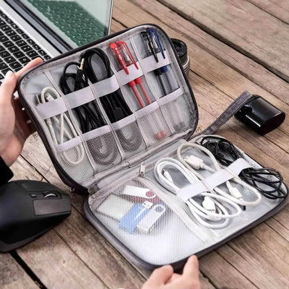 NNBILI Cable Storage Bags System Kit Case USB Charger Data phone