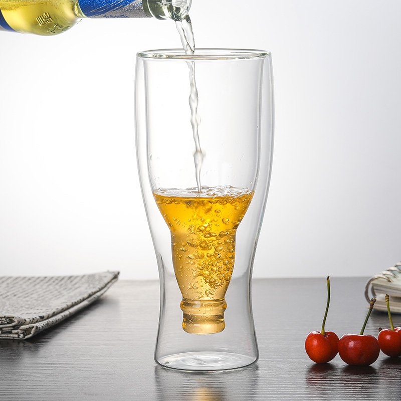 Hopside Down Beer Glass